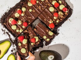 Chocolate California Avocado Tart