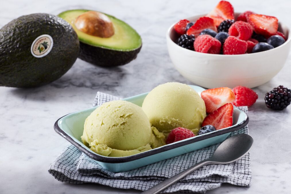 A photo of Oat Milk and California Avocado Ice Cream